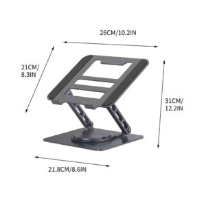 360 Degree Rotatable Adjustable Metal Laptop Stand – Portable & Foldable