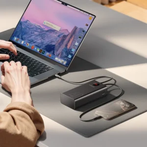 ROMOSS Power Bank 40000mAh (65W) – Fast Laptop Charging, Air-Travel Safe, Multi-Device Power